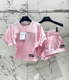 Size: XS, S, M, L, XL, XXL, XXXL It comes with Dust box, Care manual, Tag, and Paper bag.Size Guide: Casual Pink V-neck Sets, White Sets For Streetwear, Pink Summer Sportswear Tops, Sporty Relaxed Fit Sets For Spring, Sporty Relaxed Fit Summer Sets, Sporty Relaxed Fit Sets For Summer, Spring Athleisure Sets, Pink Athleisure Set For Summer, Fitted Sportswear Sets For Summer