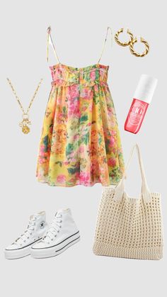 Preppy Summer Dress, Sandals Outfit Summer, Florida Outfits, Rush Outfits, Date Outfit Summer, Downtown Outfits, Stylish Summer Outfits, Preppy Style Summer