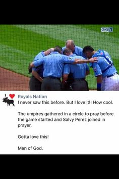 a group of baseball players standing on top of a field