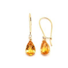 Citrine Gold & diamonds long earrings, yellow gold & gemstone earrings, made of 14k yellow gold and encrusted with natural diamonds & orange Citrine. These earrings can become a great present to your lovely person. Summer collection. Gemstone: 2 Drops of Citrine Small Diamonds -2 pcs. 0.05 carats Metal: Yellow Gold 14k Available metals: White Gold 14k Weight: 3.30 gram Catalog code: EH-5568 Condition: New Designer: Cohen Jewellers Free shipping 1-3 business days shipping Citrine Drop Earrings, Earrings Diamonds, Orange Citrine, Orange Gem, Diamonds Earrings, Diamonds Jewelry, Earrings Summer, Gem Earrings, Yellow Gold Pendants