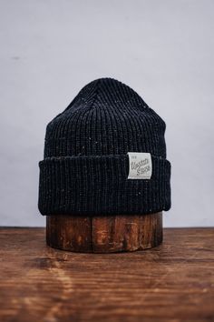 Blackout Fine Gauge Upcycled Cotton Watchcap – UPSTATE STOCK Cotton Beanie With Sweatband, Cotton Beanie Hat With Sweatband, Cotton Beanie With Cotton Sweatband, Urban Cotton Beanie Hat, Everyday Cotton Beanie Hat, Cotton Beanie For Everyday, Everyday Cotton Beanie One Size, Adjustable Cotton Beanie For Everyday, Everyday Cotton Beanie