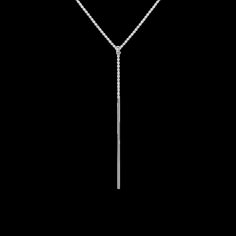 Dainty Lariat Necklace in Yellow, Rose or White Gold White Gold Lariat Chain Necklace, White Gold Lariat Necklace With Adjustable Long Drop Chain, Timeless Long Drop Lariat Necklace, Formal Long Drop Chain Necklace, Diamond Cut Lariat Jewelry, Fine Jewelry Long Drop Lariat Necklace, Elegant Long Drop Chain Necklace With Adjustable Chain, Timeless Lariat Necklace With Adjustable Long Drop Chain, Elegant Long Drop Jewelry With Adjustable Chain