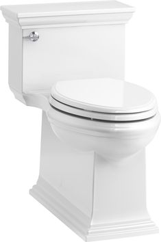 a white toilet with its lid up and the seat down, on a white background