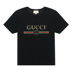 GUCCI logoT 440103-X3F05-1508 (Men's/Classic/Short Sleeve/Gift Recommend/Gift to Boyfriend) Gift To Boyfriend, Oversize T Shirt, Logo Tees, Oversized Tshirt, Boyfriend Gifts, Black Shirt, Gucci, ? Logo, T Shirt