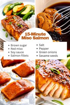 This miso salmon recipe is your answer when you’re looking for a quick and easy meal! Grab some gorgeous salmon fillets at the grocery store, and let the oven do the work. Serve with your favorite sides, like steamed rice and colorful sauteed vegetables, for a complete meal. Easy Asian Salmon Recipes, Salmon Filipino Recipe, Uses For Miso Paste, Miso Sauce For Salmon, Salmon Korean Recipe, Recipes With Red Miso Paste, Cheesecake Factory Miso Salmon Recipe, Asian Salmon Dinner, Salmon Mentai Recipe