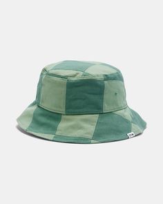 undefined Patchwork Bucket Hat, Myrtle Green, Patchwork Fabric, Year Of The Dragon, Coach Jacket, The Culture, Skateboarding, Bucket Hat, Hats