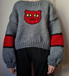 Marceline Cat Sweater Crochet, Adventure Time Fashion, Crochet Marceline Sweater, Marceline Sweater Crochet, Oversized Sweater Drawing, Marceline Cat Sweater, Marceline Crochet, Marceline Sweater, Adventure Time Stuff