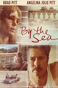 a movie poster for the film by the sea