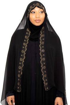 Saba Ghashwa | Al Shams Abayas_7 Embellished Abaya For Eid, Festive Gold Embellished Abaya, Festive Embellished Gold Abaya, Gold Crystals, Garment Workers, Style Tips, Gorgeous Design, In Dubai, Dubai