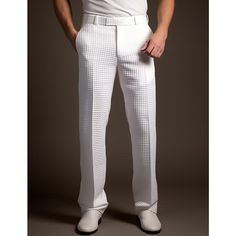 Season:Spring   Fall; Fabric:Polyester; Gender:Men's; Style:Fashion,Casual,Chic  Modern; Occasion:Business,Daily,Holiday; Fit Type:Regular Fit; Function:Comfort; Waistline:Mid Waist; Pattern:Plain; Design:Straight Leg,Front Pocket; Pants Type:Suit Pants,Waffle,Trousers,Dress Pants; Fly Type:Button; Front page:FF; Listing Date:01/03/2024; Hips:; Length:; Waist: Stretch Dress Pants For Business Casual In Summer, Slim Fit Full-length Dress Pants For Summer, Fitted Pants For Summer Business Casual, Casual Tailored White Dress Pants, Summer Formal Stretch Pants, Summer Stretch Formal Pants, Summer Formal Stretch Dress Pants, Formal Slim Fit Summer Bottoms, Formal Summer Slim Fit Bottoms