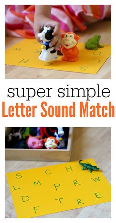 this super simple letter sound match is perfect for toddlers