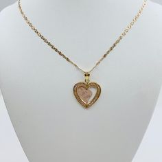 Real 10k Solid Gold Necklace And I Love You Heart Pendant Chain 18” In Length And 2mm Wide (Available In 16” And 20”) Dainty Yellow Rose And White Gold Necklace & Love Charm With White Cubic Zirconia 18mm Small Box Included Cadena De Mujer O Nia Joven De Oro De 18 Pulgadas De Larga (Disponible En 16 Y 18 Pulgadas) Dije De Corazn “I Love You” En Oro Con Zirconia Blanca De 18 Milmetros New Jewelry Stock #71956 Gold Initial Pendant Necklace For Mom, Gold Open Heart Necklace Stamped 14k, Gold Heart Beads Jewelry For Anniversary, Gold Heart Beads Jewelry For Anniversary Gift, Gold Heart-shaped Necklace For Mother's Day, Gold Heart Cut Necklace As Gift For Mom, Gold Custom Necklace For Valentine's Day, Gold Heart Cut Necklace For Mom, Gold Heart Cut Necklace