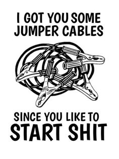 Funny Vinyl Decals, Cute Shirt Designs, Anaconda, Jumper Cables