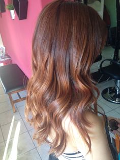 Cooper balayage Cooper Hair Balayage Ombre, Brunette Balayage Cooper, Medium Golden Copper Balayage, Copper Boliage Hair, Balage Copper, Cooper Hair, Hair Inspired, Ombré Hair, Hair Clothes