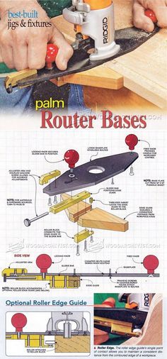 the instructions for router bases are shown in this manual, and it shows how to use