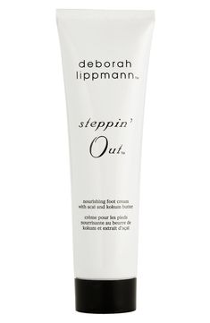 If there's ever a time to indulge your feet, it's now. The simplest way to soften and smooth is with this newly formulated Steppin' Out Foot Cream. It's even more nourishing and more indulgent with the likes of acai, kokum butter, aloe vera and olive oil. Together, these ingredients deeply hydrate, thoroughly condition, provide antioxidant protection and rapidly soothe the most overworked soles. After one application, feet are touchably soft and noticeably smooth. Rough, dry skin disappears on c Starts Drawing, Hand & Foot Cream, Hair Repair Mask, Kokum Butter, Wellness Trends, Foot Cream, Deborah Lippmann, Nails Inc, Body Treatments