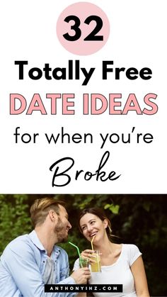 32 Free Date Ideas For When You're Broke - Anthony Ihz Quality Time Ideas, Dates For Couples, Outdoor Date Ideas, Free Dates, Indoor Date Ideas, Ideas For Married Couples, Beach Dates, Inexpensive Dates, Fun Date Night Ideas