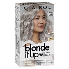 PRICES MAY VARY. TONES BLEACHED, HIGHLIGHTED, LIGHT BLONDES: Tone color-treated blondes, bleached blondes, natural light blondes, highlights and balayage – whether you colored at home or at the salon. 0% AMMONIA: Get soft hues with a big impact, reduced brassy tones, shine and a sheer veil of color for up to 3 weeks WITH CRYSTAL FINISH TREATMENT: Get high-gloss shine that will magnify your blonde and leave your hair feeling incredibly smooth and conditioned SHEER VEIL OF COLOR: This Radiant Opal Toner For Blonde Hair, Clairol Hair Color, Clairol Hair, Opal Hair, Sheer Veil, Grey Hair Dye, Demi Permanent, Hair Toner, At Home Hair Color