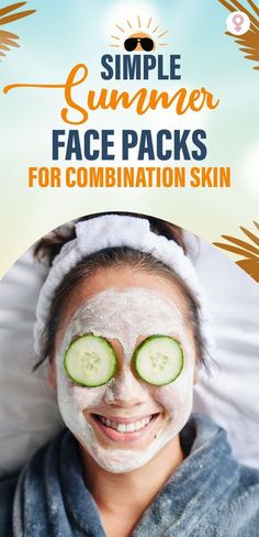 6 Diy face pack for glowing skin Diy Face Pack, Different Skin Types, Simple Face, For Glowing Skin, Natural Diy, Skin Care Recipes