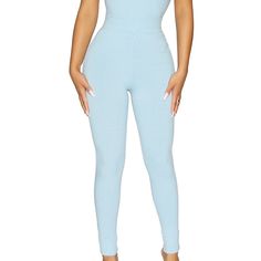 Brand New Compression Ribbed-Knit Leggings Featuring A High Waist Band With A 2'' Covered Elastic Waist. Material Is 86% Rayon, 14% Spandex. *These Leggings Do Not Have A V-Waistline. Solid Stretch High-waisted Jumpsuits And Rompers, High Rise Solid Bottoms For Loungewear, Fitted Solid Color Bottoms For Lounging, Blue Stretch High Rise Jumpsuits And Rompers, Blue High-rise Stretch Jumpsuits And Rompers, Blue High Rise Stretch Jumpsuits And Rompers, High Stretch Blue Pants For Loungewear, Blue High Waist Solid Jumpsuits And Rompers, High Waist Blue Jumpsuits And Rompers