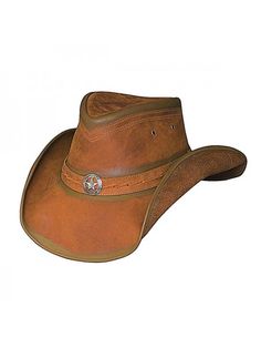 Bullhide Cooper Creek - Leather Cowboy Hat Leather Cowboy Hats, Leather Hat, Outdoor Hats, Stylish Top, Leather Hats, Hat Band, Cowboy Hat, Top Grain Leather, Hat Making