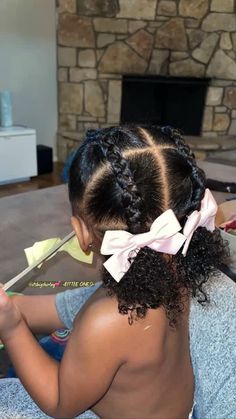 Mixed Daughter Hairstyles, Hairstyles For Prek, Old School Recipes Dinners, Baby Girl Hair Styles Black Natural Kids, Softball Hairstyles Black Hair, Hairstyles For My Daughter, Black Girls Hairstyles Kids Natural, Cute Hairstyles For Little Black Girls With Curly Hair, Little Black Hairstyles Kids