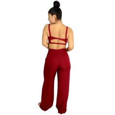 Red Two Piece Crop Top And Pants Set Size Medium Casual Red High Waist Jumpsuits And Rompers, Chic Red High-waisted Jumpsuits And Rompers, Chic Red High Waist Jumpsuits And Rompers, Chic Red Loungewear Bottoms, Crop Top And Pants Set, Crop Top And Pants, Red Two Piece, Top And Pants Set, Fashion Nova