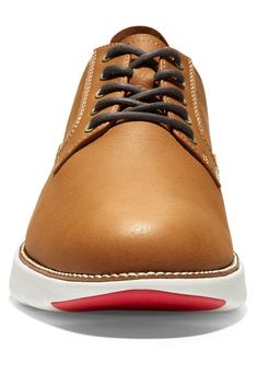 A leather oxford with a lace-up closure and white sole offers a sleek, on trend style for a chic look. Sizing: True to size. M=standard width. Trend Style, Chic Look, Taos, Danner Mountain Light Boot, Cole Haan, Hiking Boots, Nordstrom Rack, Derby, Rubber Sole