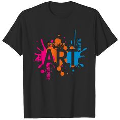 Art Teacher Shirt, Artist Tshirt Design, Das Ideas, Art Tshirt, Shirt Inspiration, T Shirt Art, Expressive Art, Club Shirts, Tshirt Art