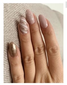 New Years Eve Nails, December Nails, Winter Nails Acrylic, Her Nails, Neutral Nails