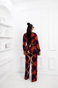 ZYLA AFRICAN PRINT Suit Set - Etsy Ankara Long Gown, Ankara Long Gown Styles, Clean And Press, African Style, Print Models, Suit Set, Long Gown, Royal Fashion, Vibrant Prints