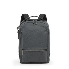 This refined backpack is suitable for work and makes a fine impression on weekends, too. Featuring a heathered effect while toting an array of innovative pockets inside and out, it has space for your laptop, documents, phone, and more. Modern Backpack With Anti-theft Pocket, Gray Business Backpack, Functional Gray Business Backpack, Functional Gray Business Bag, Modern Gray Rectangular Backpack, Modern Backpack With Functional Pockets, Modern Gray Bags With Anti-theft Pocket, Functional Workwear Backpack With Zipper Closure, Modern Laptop Bag With Anti-theft Pocket For Commuting