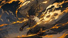 Chinese Artwork, Cool Optical Illusions, Fusion Art, Splash Art, Anime Backgrounds Wallpapers, Black Gloss, Character Wallpaper, Fantasy Warrior, God Art