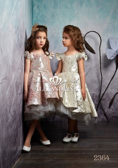 #populardresses #bestdresses #bestdress #luxurydresses #luxurydress #vipdresses #vipdress #bestofthebest #beautifuldress #kidsdress #dreamydress #flowergirl #flowergirldress Brocade Dress, First Communion Dresses, Occasion Dresses Wedding, Text Pins, Brocade Dresses, Communion Dresses, Girls Party Dress, 2 People, Flower Girl Dress