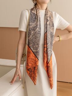 Add a touch of elegance to your outfit with our Chic and Stylish Boho Printed Silk Bandana Top for Women. Made with luxurious silk fabric and a trendy bandana print Silk Bandana Top, Bandana Neck, Bandana Top, Color Block Scarf, Silk Bandana, Silk Square Scarf, Flowy Design, Exude Confidence, Scarf Material