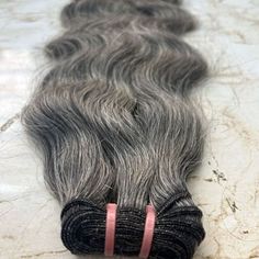 Get ready to slay any look with these stunning gray hair extension bundles! Made with high-quality Remy human hair, these weft bundles are available in a variety of styles including body wave, raw salt pepper, raw natural wavy, and natural wave extensions. Perfect for women, teens, and adults, these heat-resistant extensions will add volume and texture to your hair. #grayhair #hairextensions #remyhair #indianhair #wavyhair  #eBay #eBaySeller #Gray #HumanHair #HairExtension  #eBayStore Salt And Pepper Hair Extensions, Grey Extensions, Grey Hair Extensions, Grey Hair Journey, Body Wave Weave Hairstyles, Silver Haired Beauties, Tangle Free Hair, Grey Curly Hair, Salt And Pepper Hair