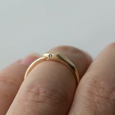 Petite Ouroboros Ring | 12th HOUSE | FINE OUROBOROS COLLECTION Minimalist Hand Forged Promise Ring, Snake-shaped Yellow Gold Wedding Ring, Hand Forged Open Ring Jewelry For Promise, Fine Jewelry Hand Forged For Promises, Minimalist 14k Gold Spiral Jewelry, Unique Single Diamond Promise Ring, Unique Snake-shaped Jewelry For Anniversary, Unique Snake Shaped Jewelry For Anniversary, Symbolic Promise Ring Jewelry With Ring Detail