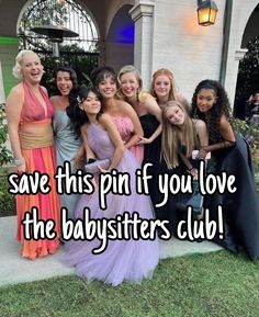 a group of women standing next to each other with the words save this pin if you love