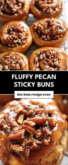 Image for Fluffy Pecan Sticky Buns Sticky Buns Made With Rhodes Rolls, Pecan Rolls Recipe Sticky Buns Rhodes, Bread Machine Sticky Buns, Sticky Bun Casserole Joanna Gaines, Breakfast Sweet Rolls, Rhodes Sticky Buns, Hawaiian Roll Sticky Buns, Sticky Buns With Cinnamon Rolls, Sticky Buns With Frozen Bread Dough