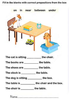 a cat is sitting in a chair at the table and a dog is standing next to it