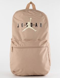 Jordan Hbr Air Backpack. Carry Your Stuff In Dna Style With This Spacious Backpack. Inside The Main Zippered Compartment Is An Small Zippered Mesh Pocket Containing A Key Holder. A Smaller Zippered Compartment Houses A Padded Laptop Sleeve. Keep Hydrated By Using The Side Bottle Pockets To Hold Your Favorite Drinks, Toss Items You Need Quick And Easy Access To In The Front Zip Pocket And Adjust The Padded Straps For Comfortable Wear. 18.5" (h) X 11" (l) X 6.5" (d). Strap Length: 36" (longest), 18" (shortest). Capacity: 23 L. 100% Polyester. Spot Clean. Imported. 7th Grade Backpacks, Jordan Backpack, Backpack Inside, Cute Backpacks For School, Keep Hydrated, Basketball Room, Basketball Bag, Wwe T Shirts, Nike Backpack