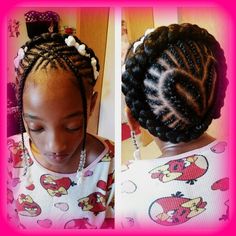 Beautiful Braid With Heart, Heart Shaped Parts Box Braids, Halo Braid With Braids, Kids Braids With Heart Design, Nubian Hairstyles, Braided Halo Hairstyle, Kids Halo Braid, Braids Kids, Braiding Hairstyles