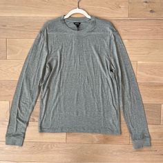 Men’s Allbirds Sea Long Sleeve Wool Blend Tee - Color: Hazy Pine - Size: Medium - New With Tags - Merino Wool And Tencel Blend - Made In Peru - Style: Casual Layer Versatile Spring Neutrals Sustainable Cheap Everyday Cotton Henley, Cheap Relaxed Fit Henley Tops, Affordable Long Sleeve Cotton Henley, Cheap Casual Long Sleeve Henley, Cheap Cotton T-shirt With Henley Neckline, Cheap Long Sleeve Casual Henley, Affordable Long Sleeve Casual Henley, Spring Neutrals, Black Quarter Zip