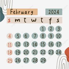 a calendar for the month of january