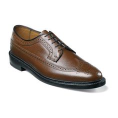 Florsheim  Men's Kenmoor Wingtip Leather Imperial Collection Oxford (Cognac) - ($225.00) Classic Oxford Leather Shoes With Removable Insole, Classic Semi-formal Oxford Shoes With Round Toe, Classic Oxford Dress Shoes With Moc Toe, Classic Moc Toe Oxford Dress Shoes, Classic Derby Shoes With Goodyear Welt Construction, Classic Derby With Moc Toe And Leather Sole, Classic Oxfords With Moc Toe And Rubber Sole, Classic Derby Shoes With Leather Sole And Moc Toe, Classic Dress Shoes With Brogue Detailing And Moc Toe