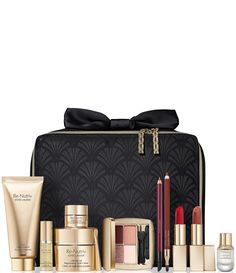 What It Is:A Luxury set including 4 Re-Nutriv skincare luxuries to discover&#x2C; plus 5 full-size makeup favorites and more all in a deluxe train. Great gift&#x2C; great value. Quantities are limited. Shop now. $795 Value&#033;Luxury Set Includes:2.5-oz. Re-Nutriv Rich Foam Cleanser&#x2C; deluxe travel size0.17-oz. Re-Nutriv Ultimate Lift Regenerating Youth Serum&#x2C; deluxe travel siz Makeup Gift Set, Makeup Favorites, Makeup Gift Sets, Luxury Cosmetics, Skincare And Makeup, Favorite Makeup Products, Facial Cleansers, Anti Aging Treatments, Makeup Gift