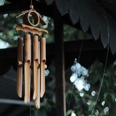 Making a Bamboo Wind Chime - Outdoor Bamboo Craft Project