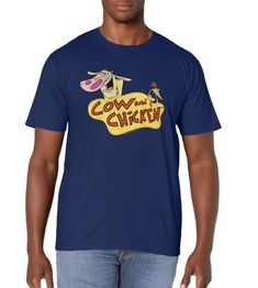 PRICES MAY VARY. Cow and Chicken Logo is 100% authentic, officially licensed Cow and Chicken apparel, that comes in t shirt, v-neck, tank top, longsleeve, pullover hoodie, sweatshirt, raglan styles! Cow & Chicken are a cow and a chicken, who are also biologically sister and brother, with human parents. The siblings are often at odds with the Red Guy in this surreal Cartoon Network classic. Lightweight, Classic fit, Double-needle sleeve and bottom hem Funny Cotton T-shirt For Fan Merchandise, Pre-shrunk Cotton Fandom T-shirt, Cotton Fandom T-shirt For Fan Merchandise, Cotton Fandom T-shirt With Front Print, Fandom Cotton T-shirt With Front Print, Funny Cotton Fan Merchandise Shirt, Funny Cotton Shirt For Fan Merchandise, Cotton Fandom Shirt With Cartoon Print, Band Merch Cotton T-shirt With Cartoon Print