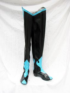 Fabric: PU Color:Black Details: Lamento Rai Blue Cosplay Boots Shoes Custom Made, Custom made in your own measurements. Blue Cosplay, Cosplay Boots, Blue Boots, Shoes Custom, Ring Size Guide, Boots Shoes, Necklace Sizes, Shoe Collection, Black Color