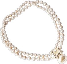 Pearl Seashell, Miriam Haskell, Seashell Necklace, The Double, Strand Necklace, Pearl Beads, Faux Pearl, Sea Shells, Freshwater Pearls